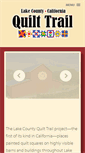 Mobile Screenshot of lakecountyquilttrail.com