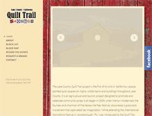 Tablet Screenshot of lakecountyquilttrail.com